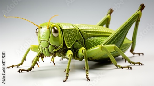 Grasshopper isolated on a white background © ProVector