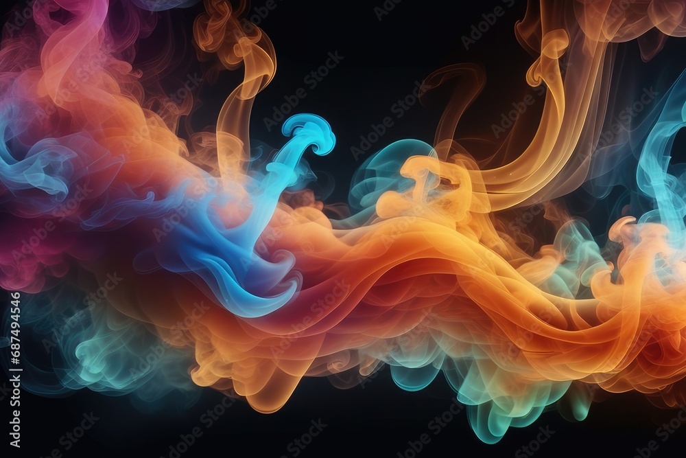 abstract background with colorful smoke abstract background with colorful smoke