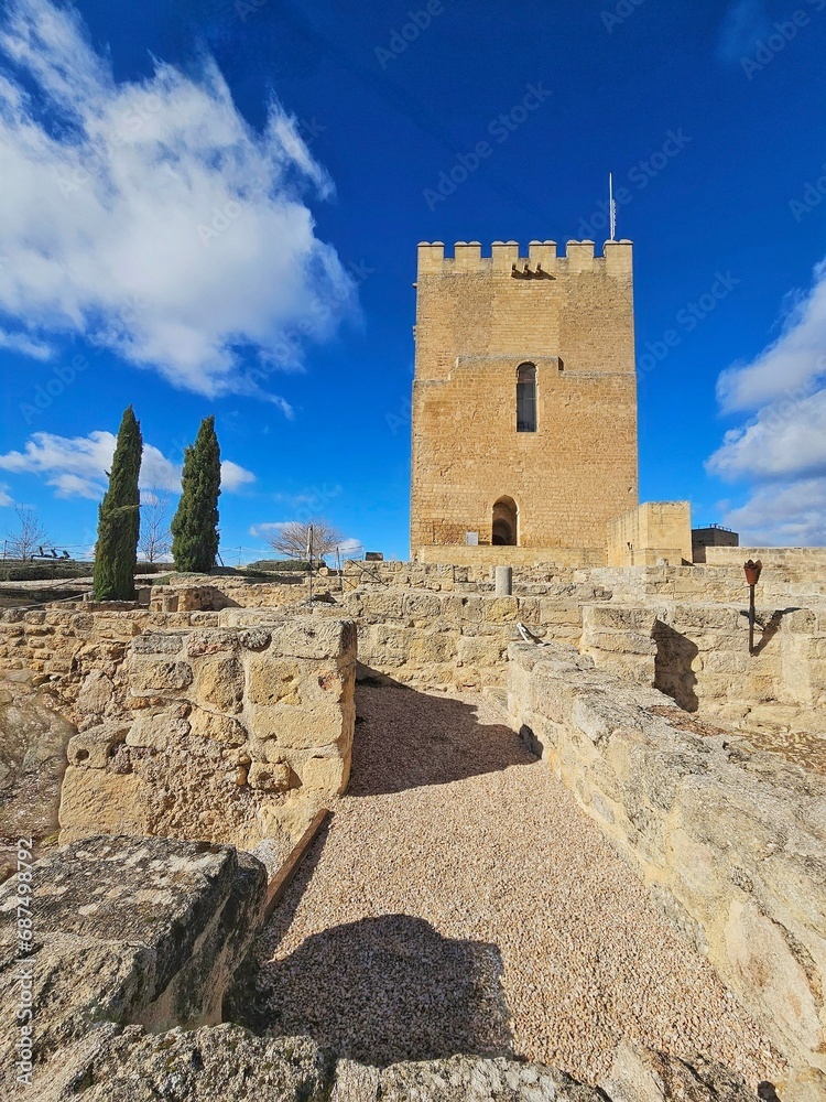 Alcazaba of the Mota fortress in Alcala la Real