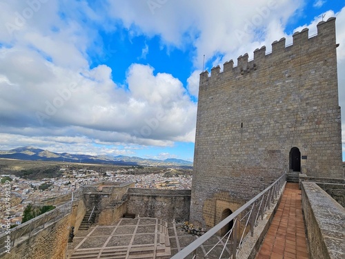 View of Alcala La Real from the Mota Castle.