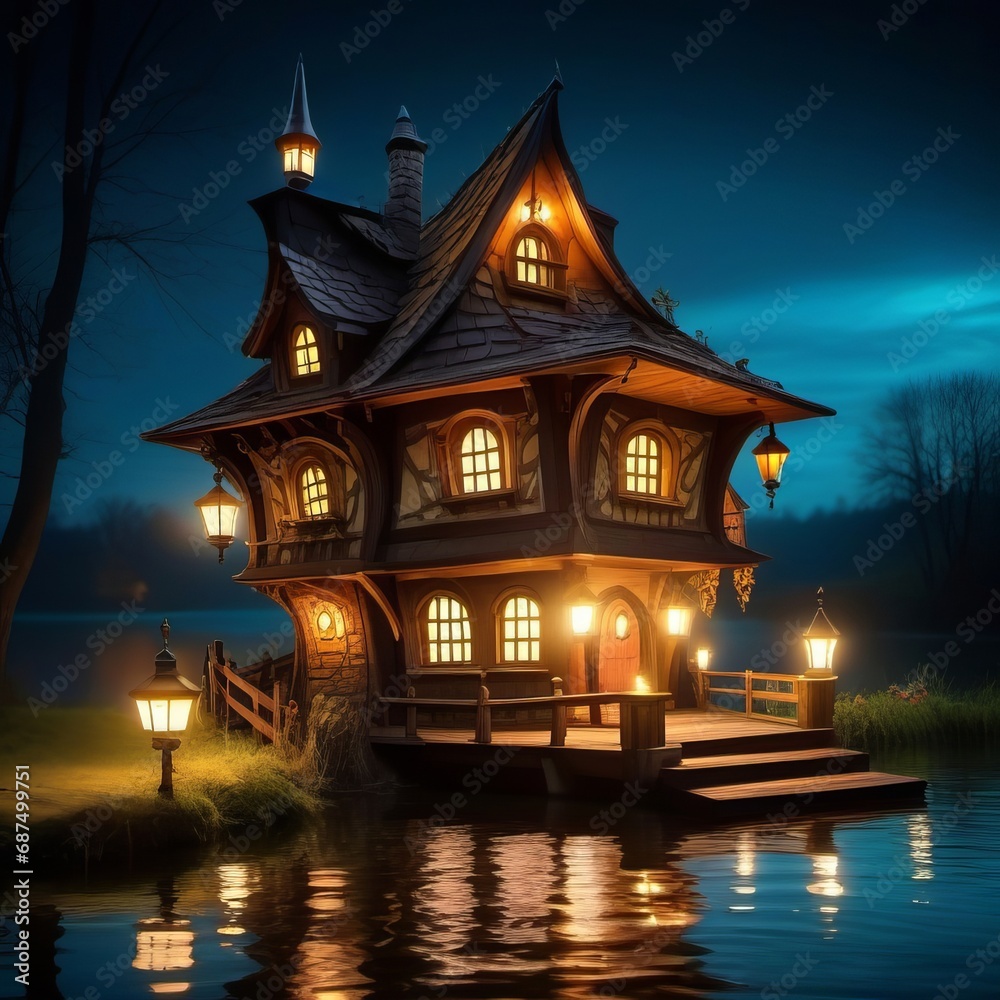 Fairy tale tree house horror night