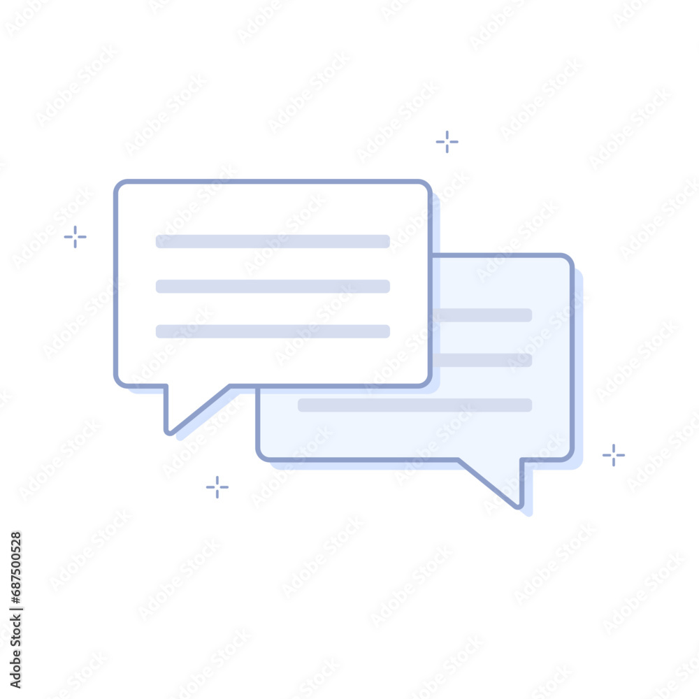 Chat Bubbles Clipart. Sms Icon Vector Design. Chat Bubbles Clipart. Sms Icon Vector Design.