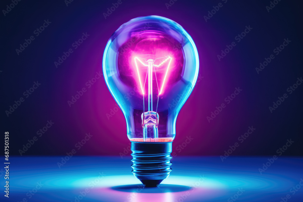 light bulb on black background light bulb on black background