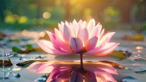 beautiful lotus flower photo