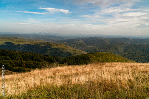Fototapeta Naklejka Na Ścianę i Meble -  Polonina Wetlinska, Bieszczady mountain, Bieszczady National Park, Poland.