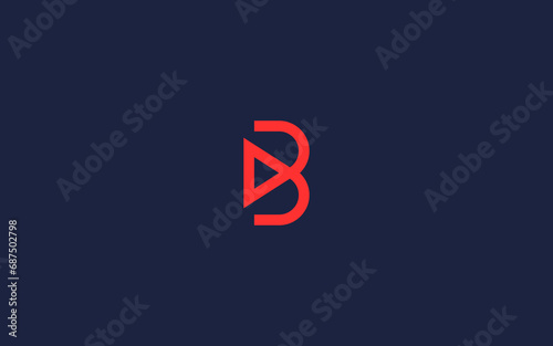 Letter b play logo icon design vector design template inspiration