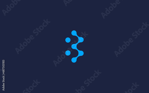 Letter b technology logo icon design vector design template inspiration photo