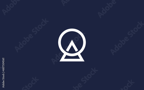 circle and triangle logo icon design Vector design template inspiration