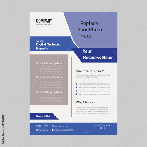 Corporate Business Flyer, Creative Business Flyer Template