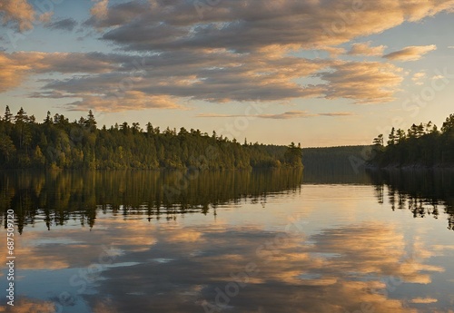 Boreal Bliss: Ontario's Quetico Provincial Park Tranquil Wilderness photo