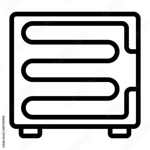 evaporator line icon