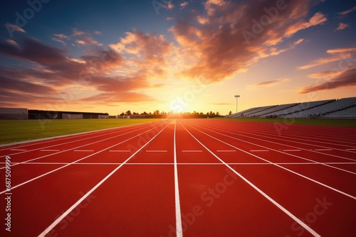 Athletics Running Track, Ideal for Marathon Training