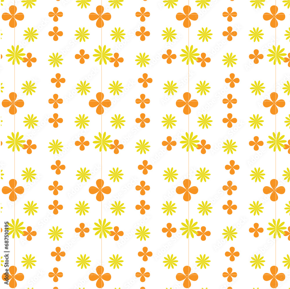 Seamless Geometric and floral Patterns Seamless Geometric and floral Patterns