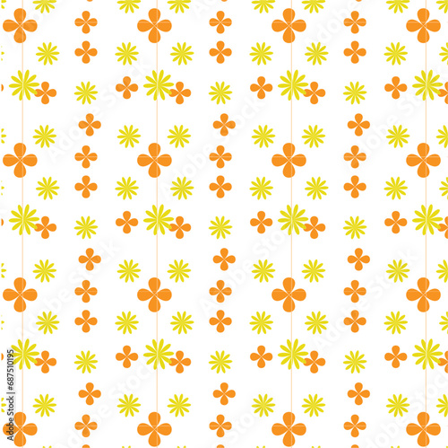 Seamless Geometric and floral Patterns