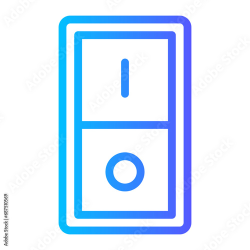 on off gradient icon