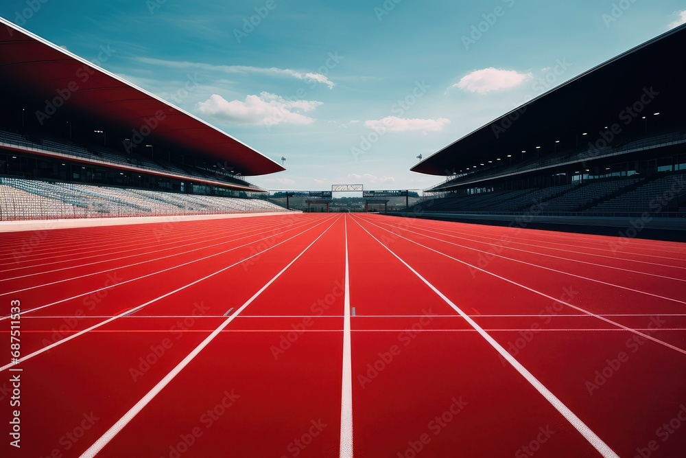 State-of-the-Art Running Track for Competitive Athletes