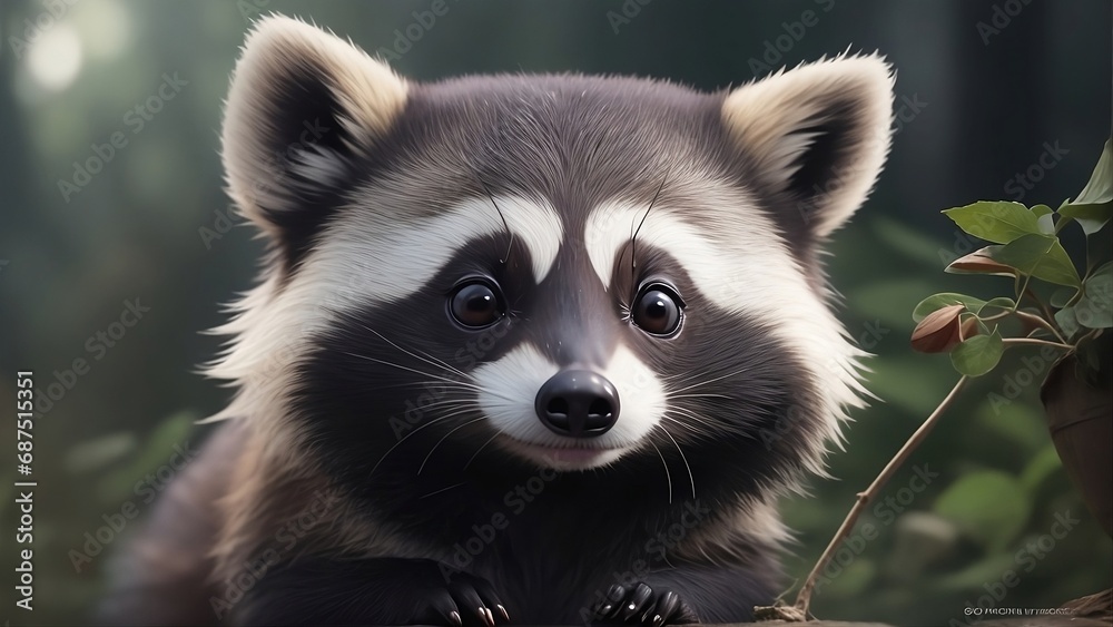 close up of a panda