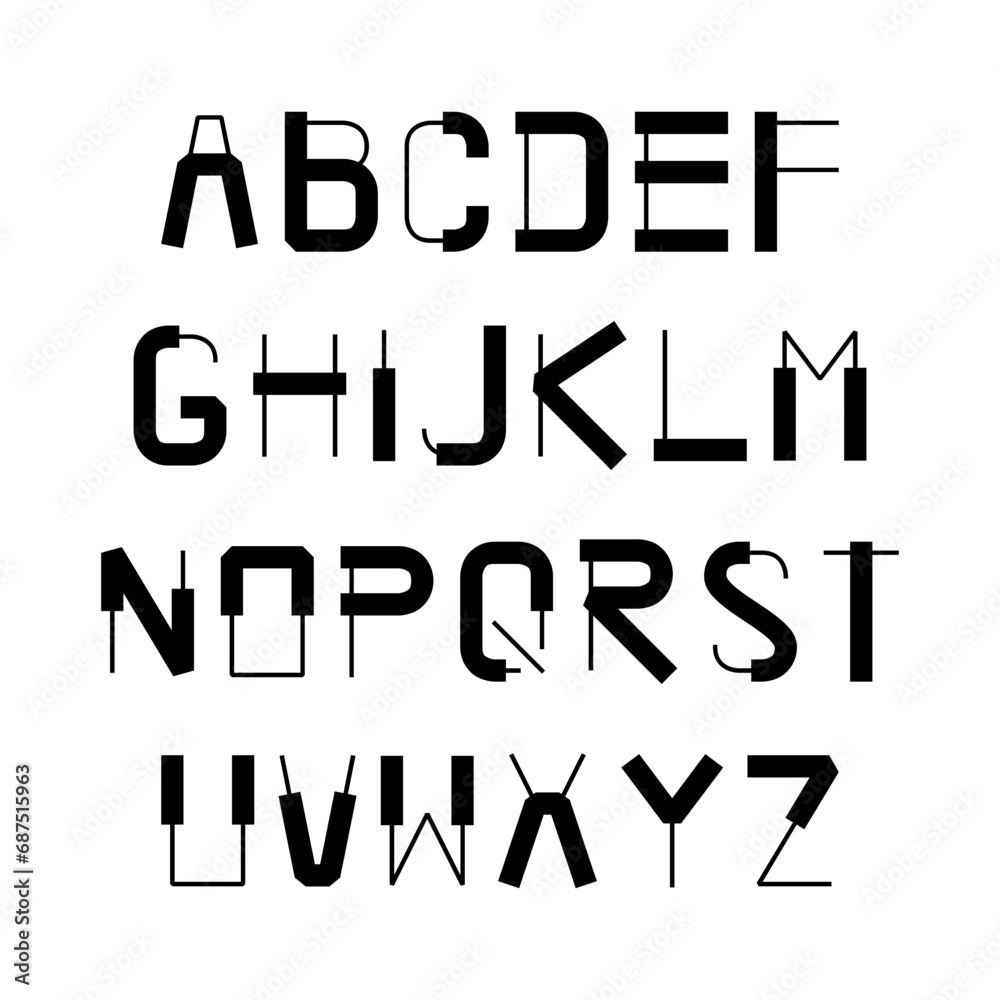 English Alphabet Set