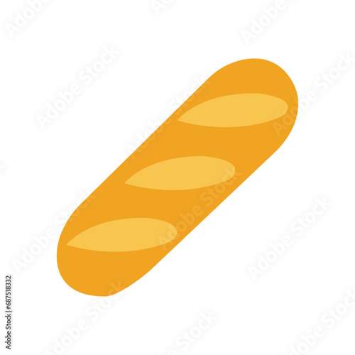 baguette symbol vector bread food emoji