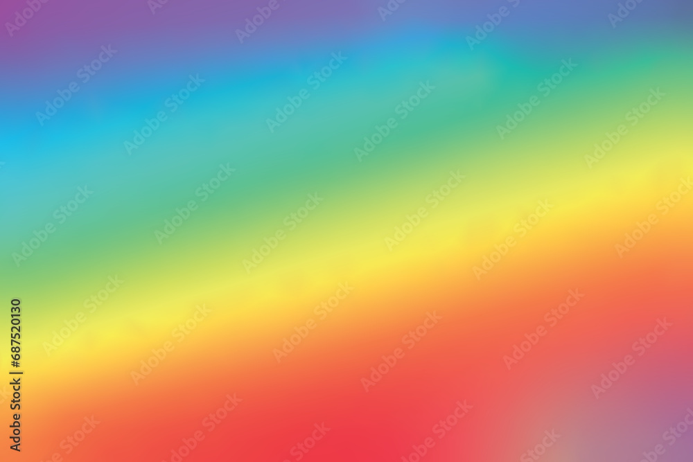 Abstract rainbow gradient background vector, blurred effect Abstract rainbow gradient background vector, blurred effect