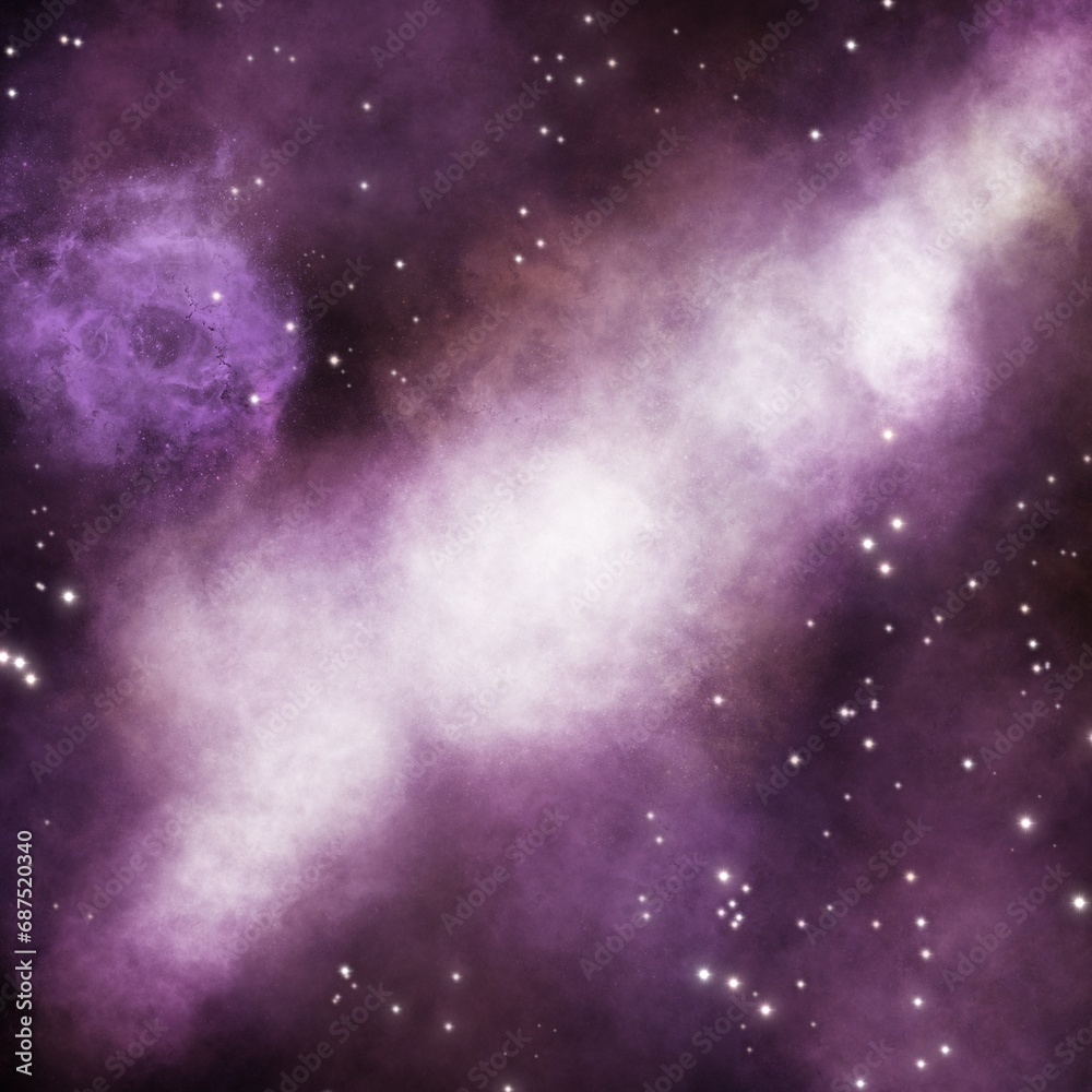 Obraz premium nebula and shining stars, galaxy background 