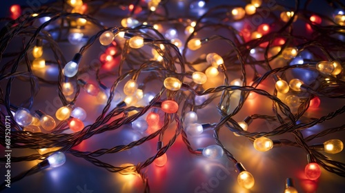 christmas lights glowing holiday celebration © Rachel Yee Laam Lai
