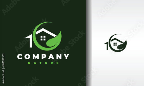 home leaf circle logo