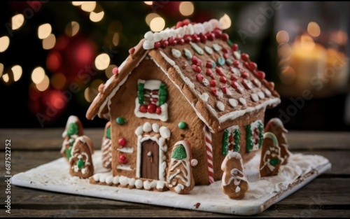 Craft a special holiday bread house for Christmas celebrations