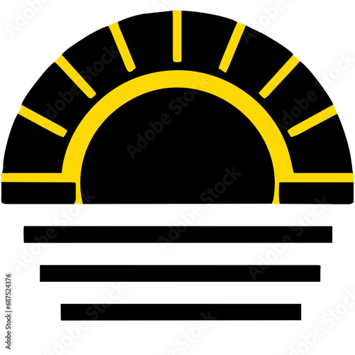 illustration of a black and white background