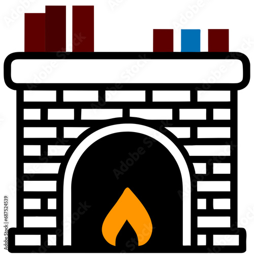 illustration of a stove