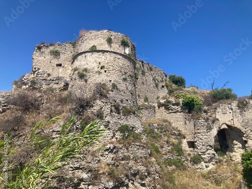 The remains of the Norman castle in Gerace (italy) date from the 11th century.  © alexandra