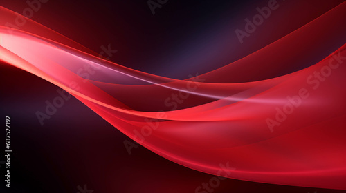 The red pattern with shiny curves mixed with black looks dark and magical.