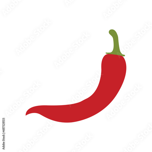 Chili pepper emoji vector food spicy