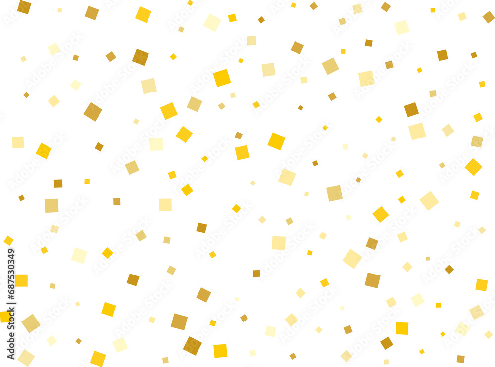 Stylish Gold Square Confetti Tinsels Stylish Gold Square Confetti Tinsels