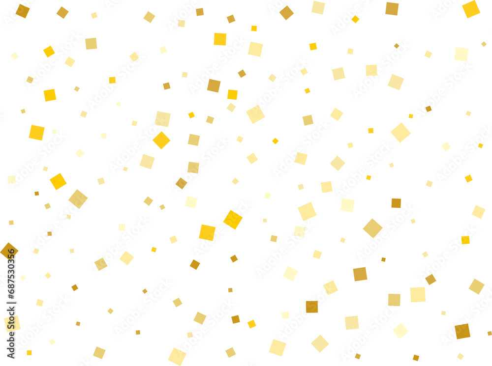 Stylish Gold Square Confetti Tinsels Stylish Gold Square Confetti Tinsels