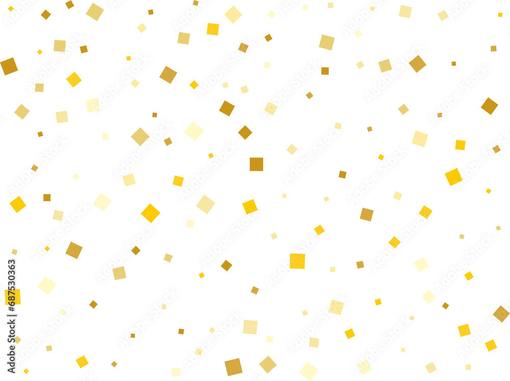 Stylish Gold Square Confetti Tinsels Stylish Gold Square Confetti Tinsels