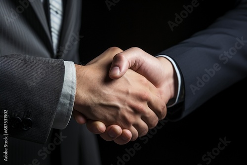business people shaking hands © Anton