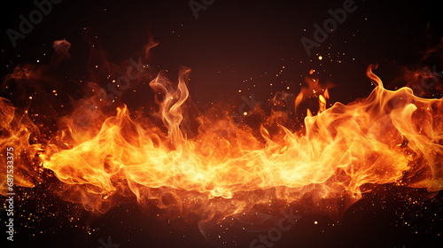Dynamic Fire Sparks Background: Realistic Vector Illustration of Burning Sparkler, Creating a Festive Atmosphere for Celebrations, Events, and Holidays - Beautiful and Vibrant Night Illumination.