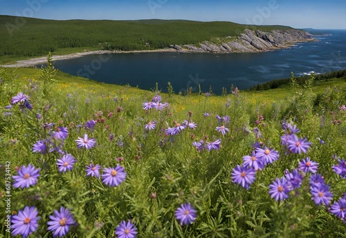 Wildflower Waltz: Nova Scotia's Cape Breton Highlands National Park Meadow Magic © Rao Saad Ishfaq