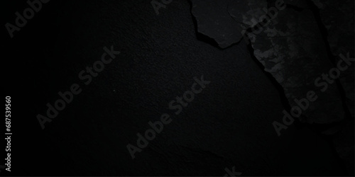 abstract black background blank concrete wall grunge stucco cracked texture.