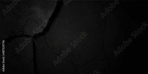 abstract black background blank concrete wall grunge stucco cracked texture.