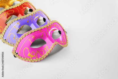 Carnival masks, a vintage accessories for opera or theater