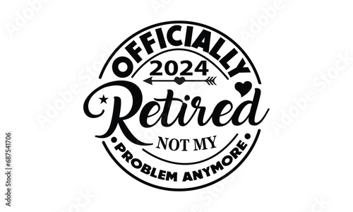 Officially Retired 2024 Vector and Clip Art