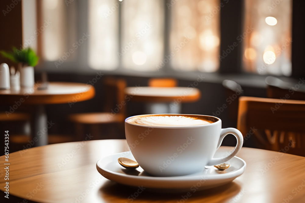 穏やかなカフェの雰囲気 Serene Atmosphere of a Café 穏やかなカフェの雰囲気 Serene Atmosphere of a Café