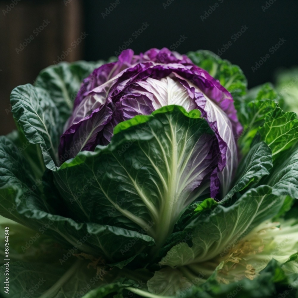 Fototapeta premium cabbage in the garden