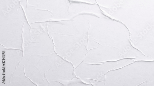 white crumpled paper