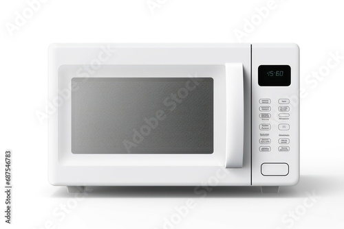 Microwave icon on white background