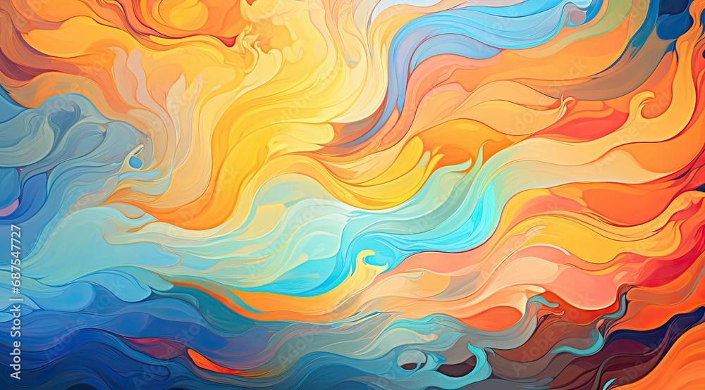 abstract colorful background with waves abstract colorful background with waves