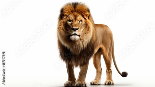 Lion isolated on a white background