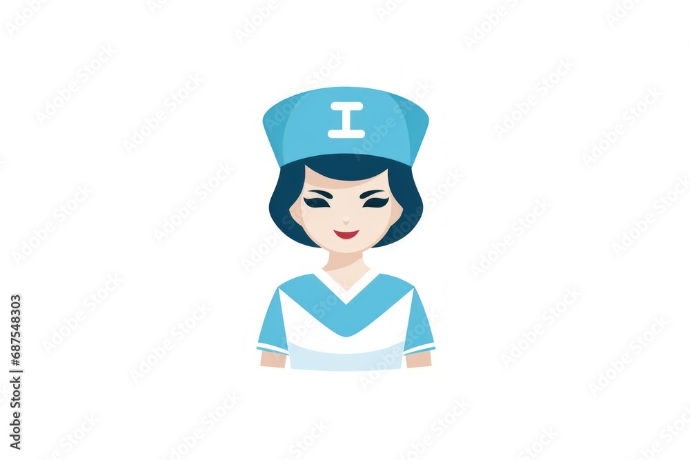 Nurse icon on white background